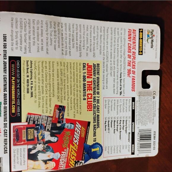 Johnny Lightning Dragsters U.S.A. Die-Cast Model - Picture 2 of 4